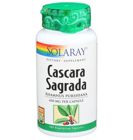 X Solaray Cascara Sagrada 100 Vegetarian Capsules