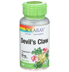 X Solaray Devils Claw 525mg 100 Vegetarian Capsules