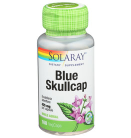 X Solaray Blue Skullcap 425mg 100 Veg Capsules
