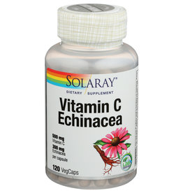 Solaray Vitamin C Echinacea 120 Veg Capsules