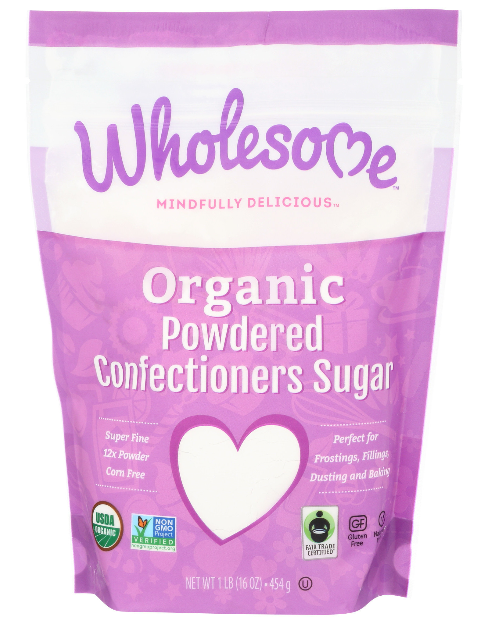 Wholesome OG Powdered Confectioners Sugar 16 oz
