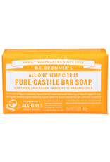 X Dr. Bronners All-One Hemp Citrus Pure-Castile Bar Soap 5 oz