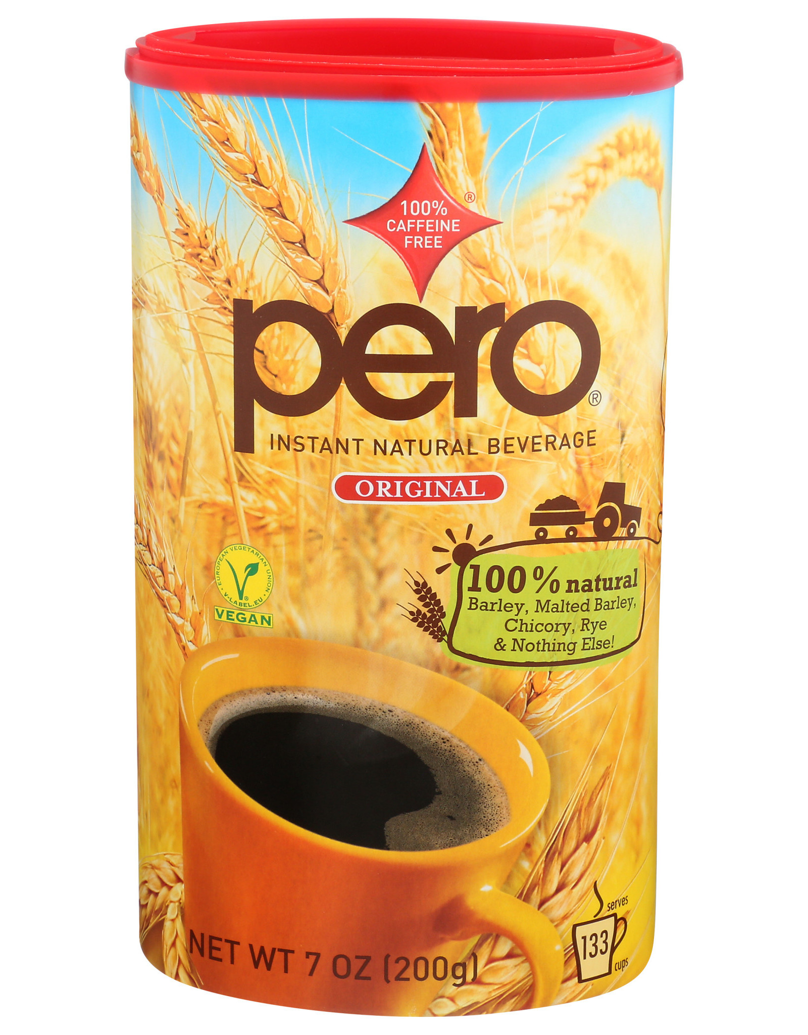 Pero Instant Natural Beverage Barley & Chicory 7oz