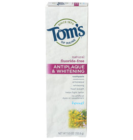 Toms of Maine Antiplaque and Whitening Fennel Toothpaste 5.5 oz