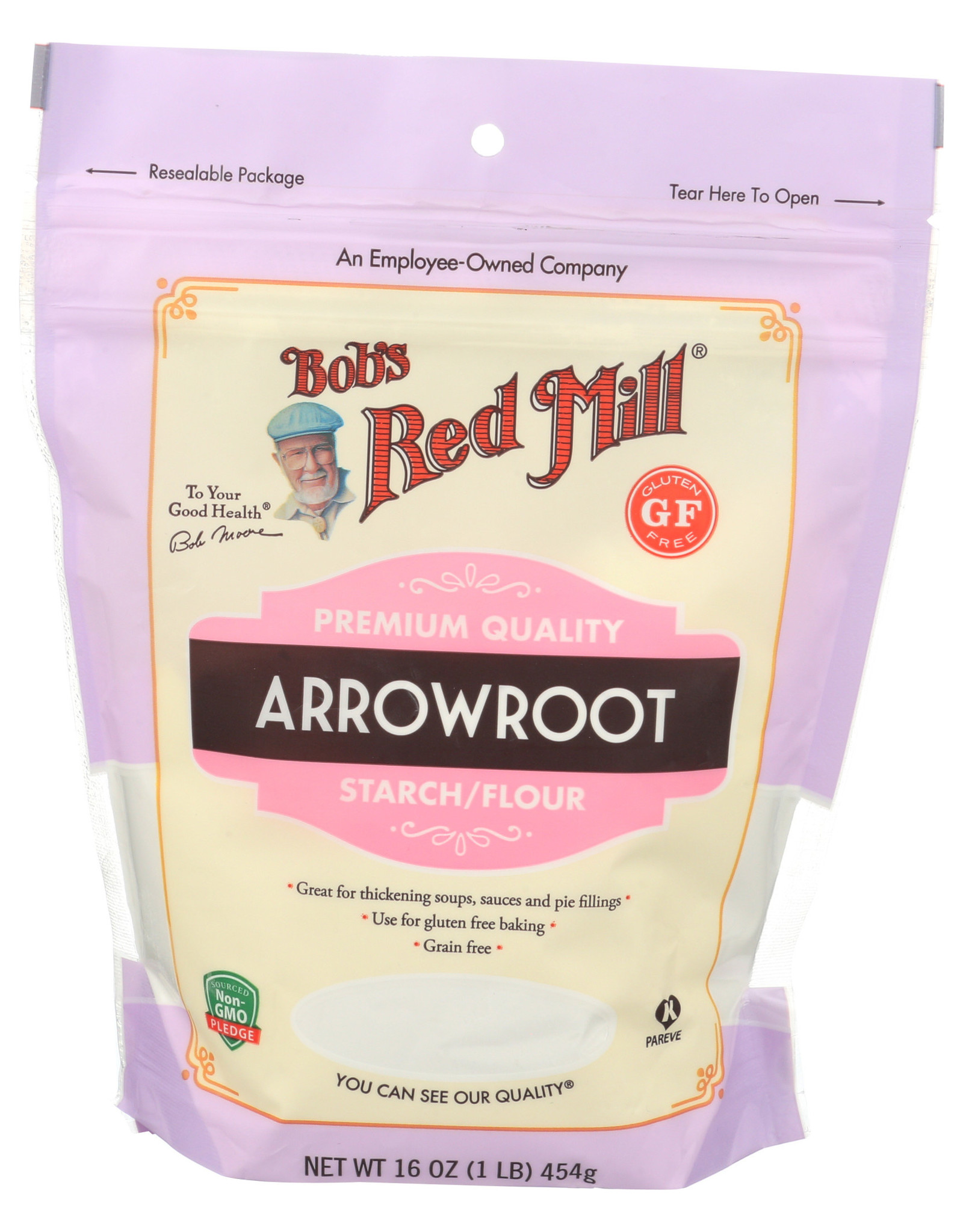 Bobs Premium Quality Arrow Root Starch/Flour 16 oz