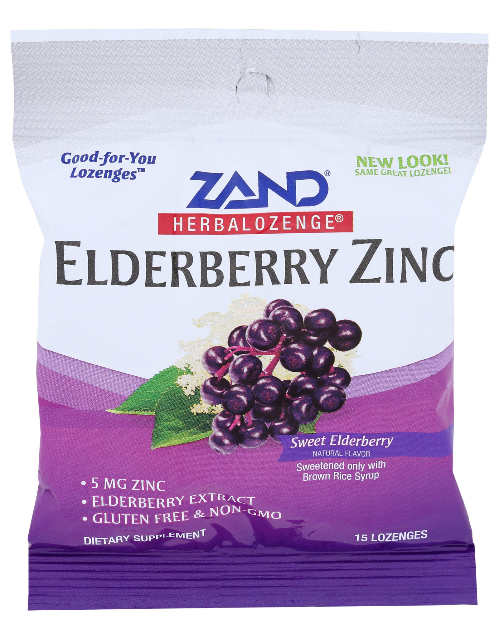 X Zand Nerbalozenge Elderberry Zinc 15 Lozenges