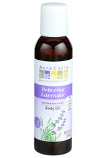 X Aura Cacia Relaxing Lavender Body Oil 4 oz