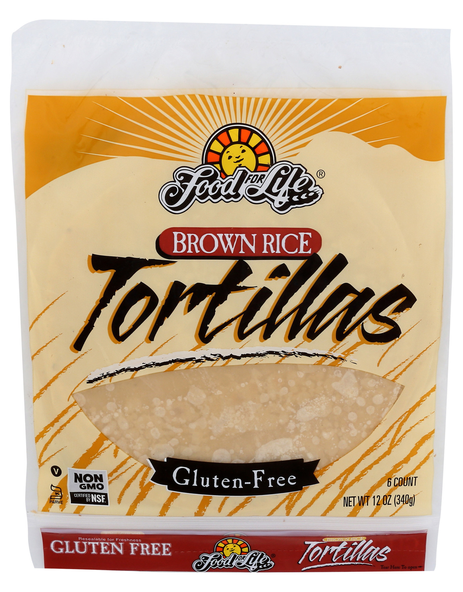 Whole Grain Brown Rice Tortillas 12.00 oz