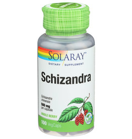 X Solaray Schizandra 580mg 100 Vegetarian Capsules
