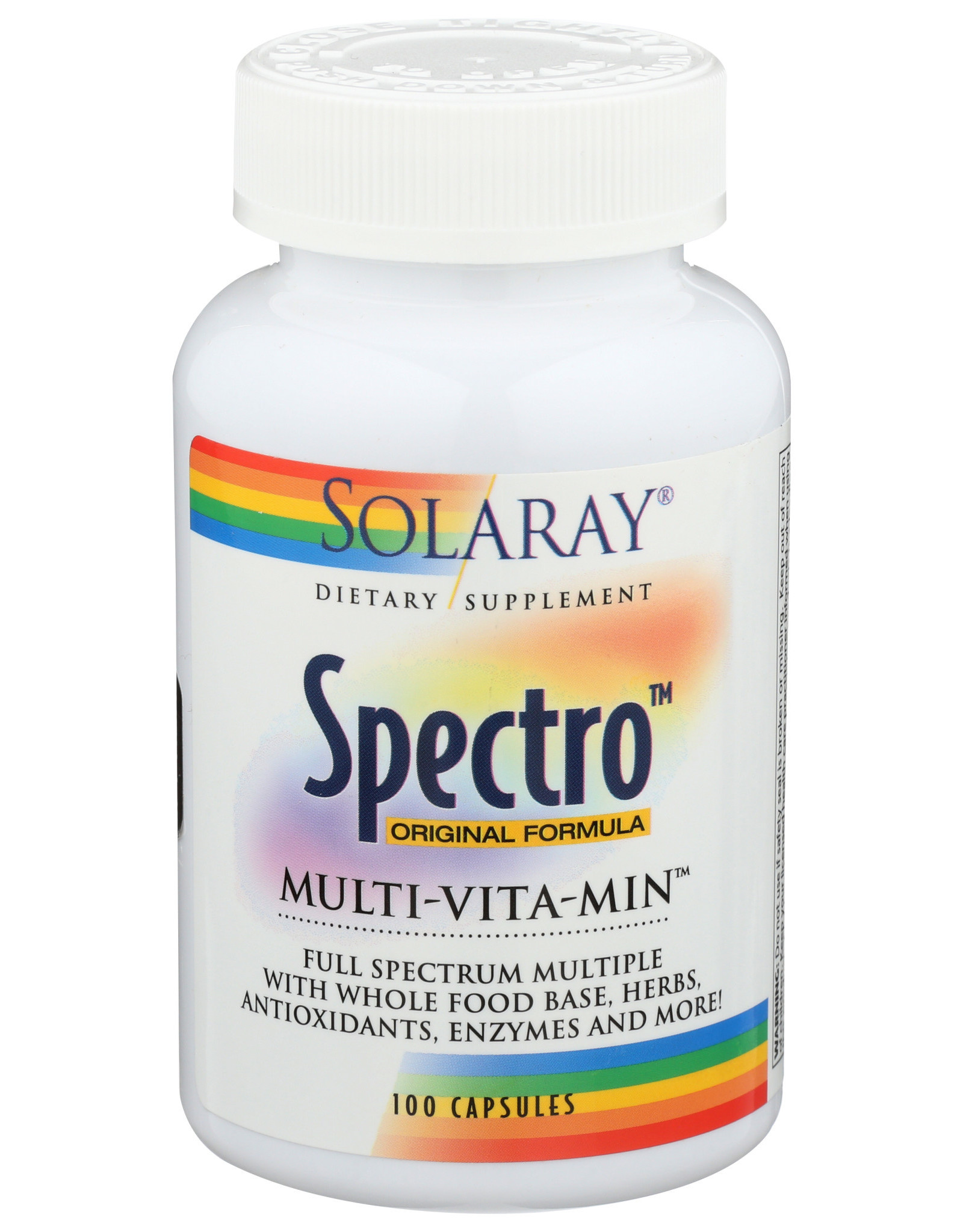X Solaray Spectro Multivitamin 100 Capsules