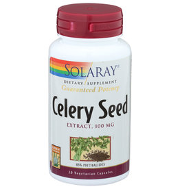 X Solaray Celery Seed Extract 100mg 30 Veg Capsules