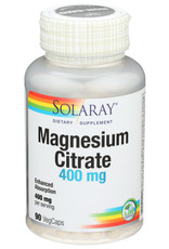 Solaray Magnesium Citrate 400mg 90 Veg Capsules