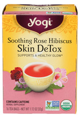 X Yogi Skin Detox Soothing Rose Hibiscus Tea