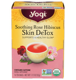 X Yogi Skin Detox Soothing Rose Hibiscus Tea
