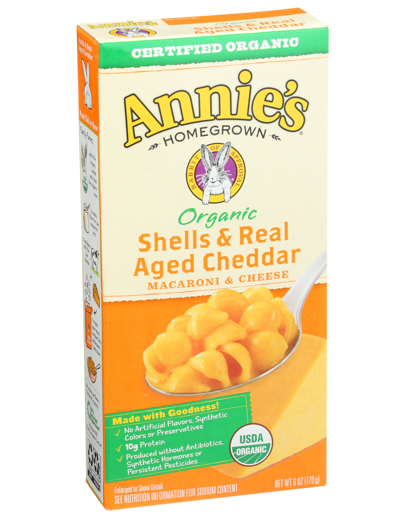 Annie's Mac And Cheese Nutrition, Annie S Homegrown Low Sodium Macaroni And Cheese Case Of 12 6