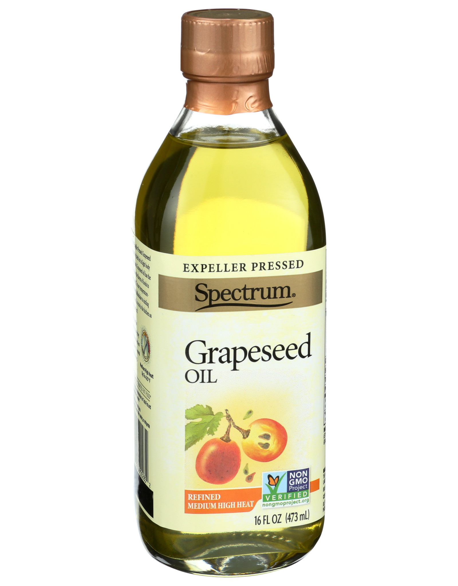 SPECTRUM GRAPESEED OIL 16 OZ Dutchmen Organics