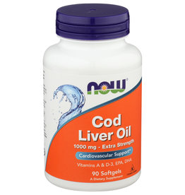 Now Cod Liver Oil Cardiovascular Support 90 Softgels