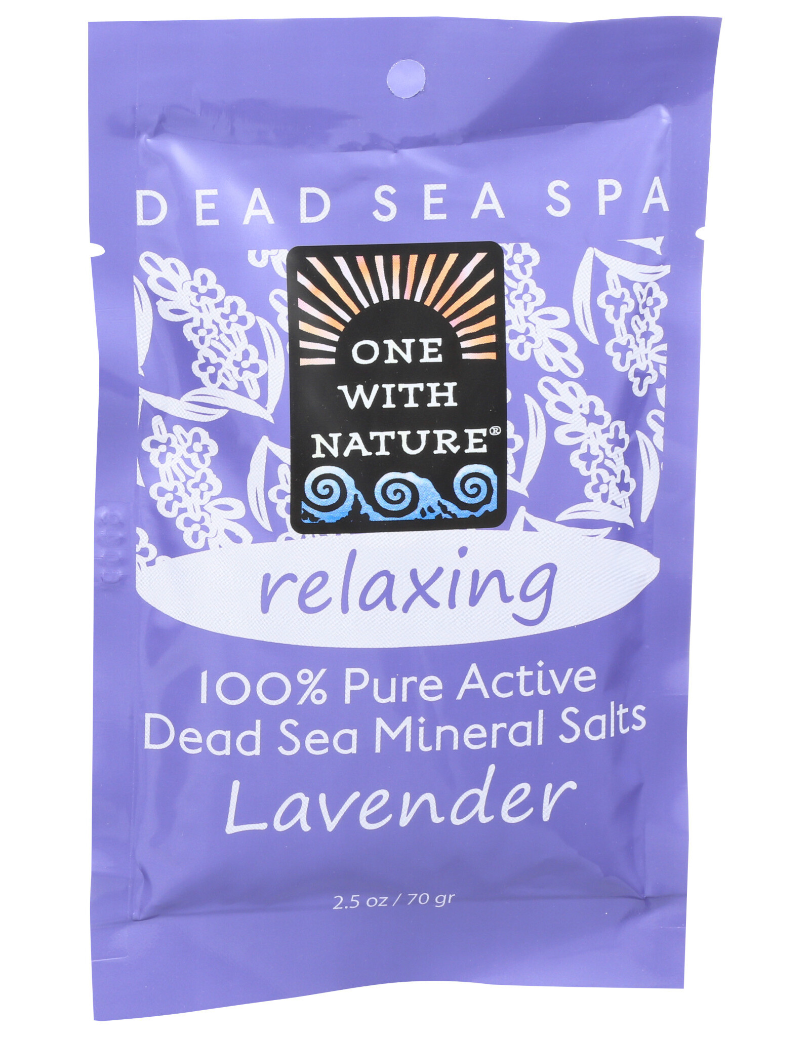 ONE WITH NATURE One With Nature Relaxing Lavender Mineral Salt 2.5 oz