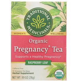 X Traditional Medicinals Organic Pregnancy Tea Raspberry Leaf 16 Bags