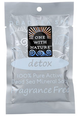 ONE WITH NATURE X BATH SALT DETOX FRAG FREE 2.5 OZ