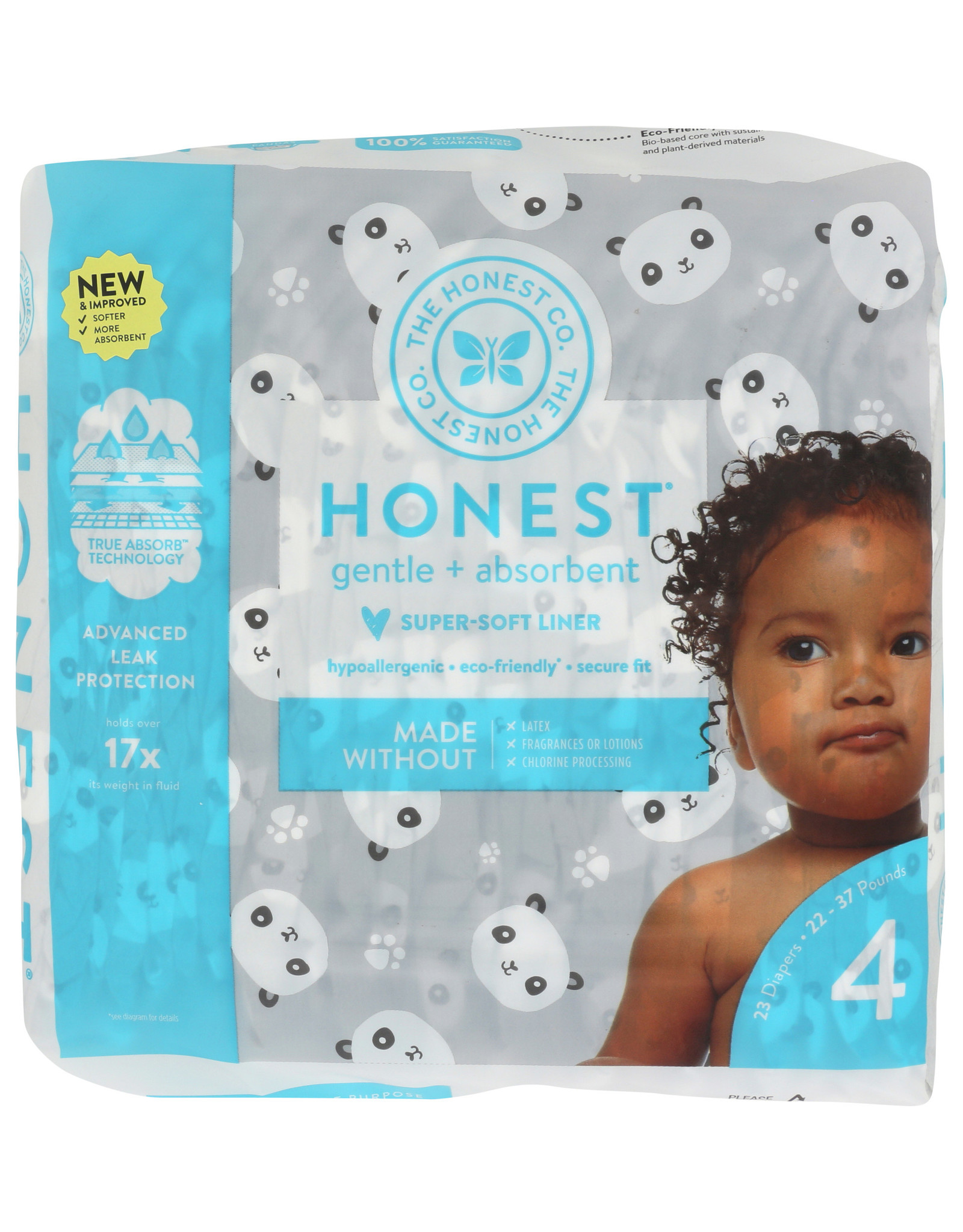 THE HONEST COMPANY X The Honest Co. Diaper Panda Size 4 23 PK