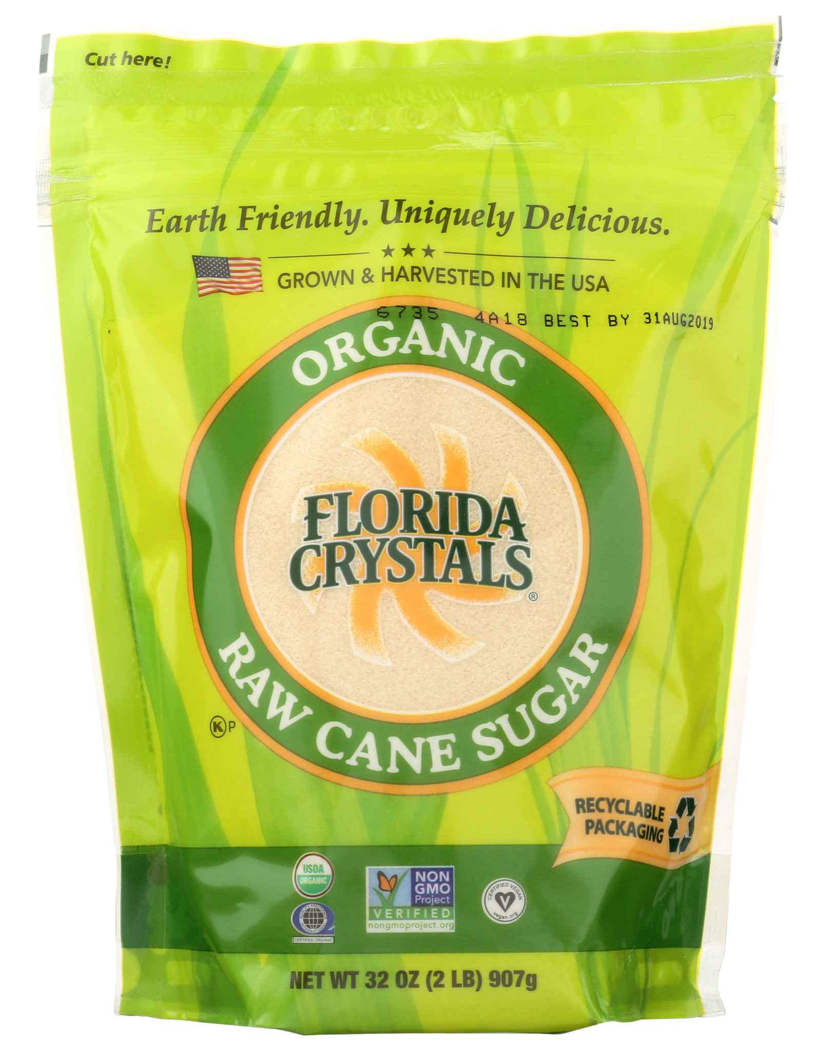 Florida Crystals OG Raw Cane Sugar 32 oz