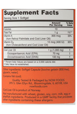 Now Cod Liver Oil Cardiovascular Support 90 Softgels