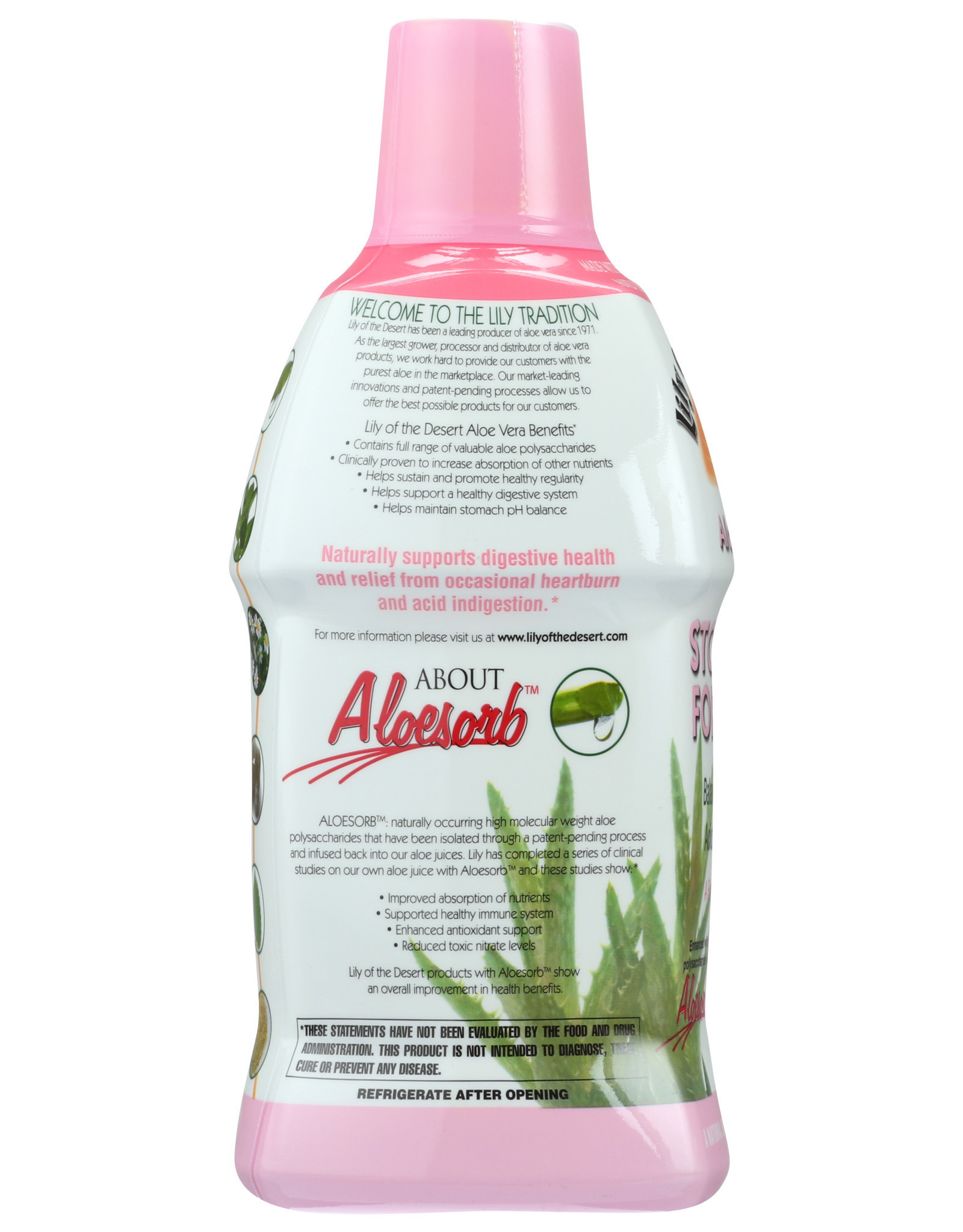 LILY OF THE DESERT Aloe Herbal Stomach Formula 32 oz