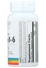 Solaray Vitamin B-6 50mg 60 Veg Capsules