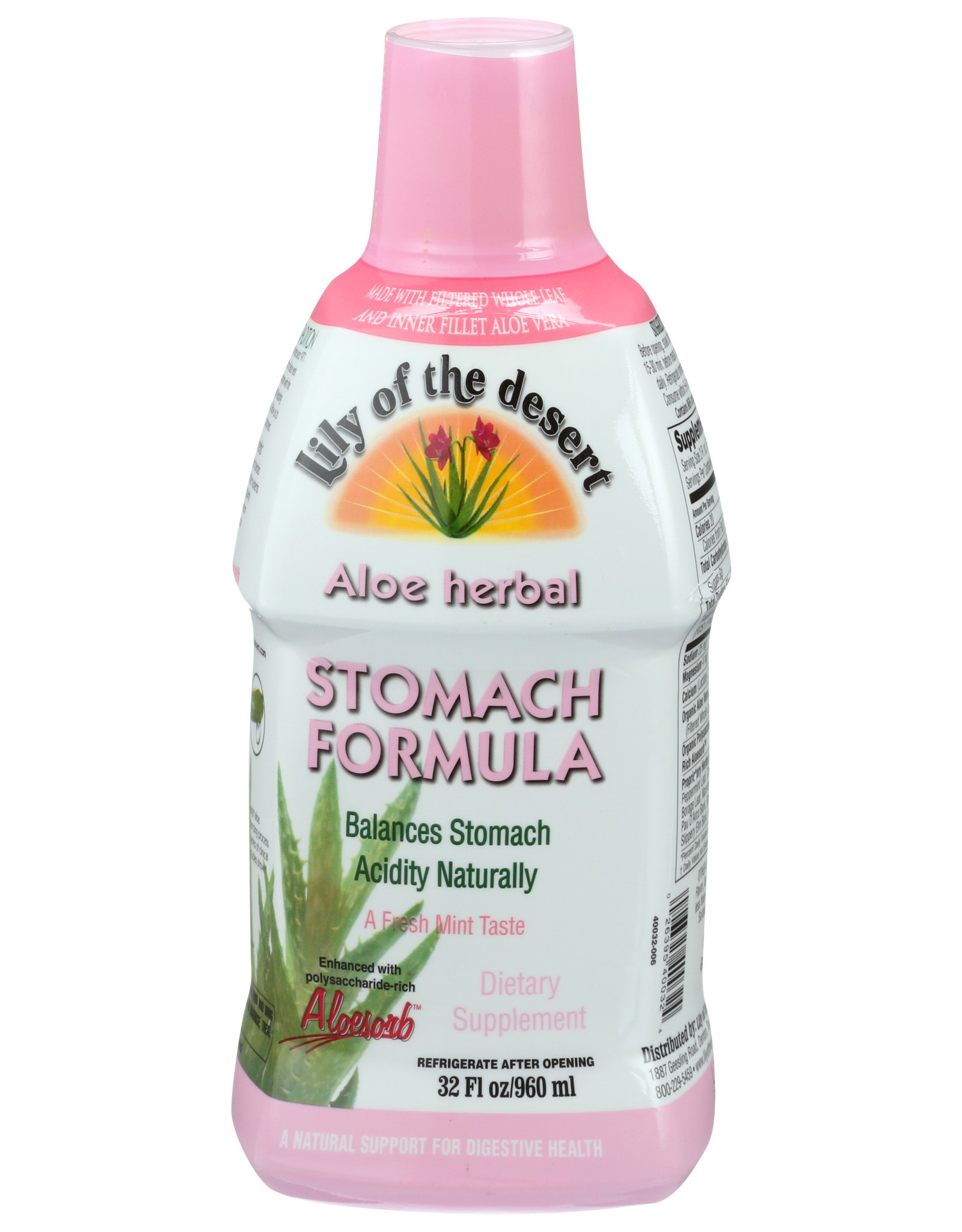 LILY OF THE DESERT Aloe Herbal Stomach Formula 32 oz