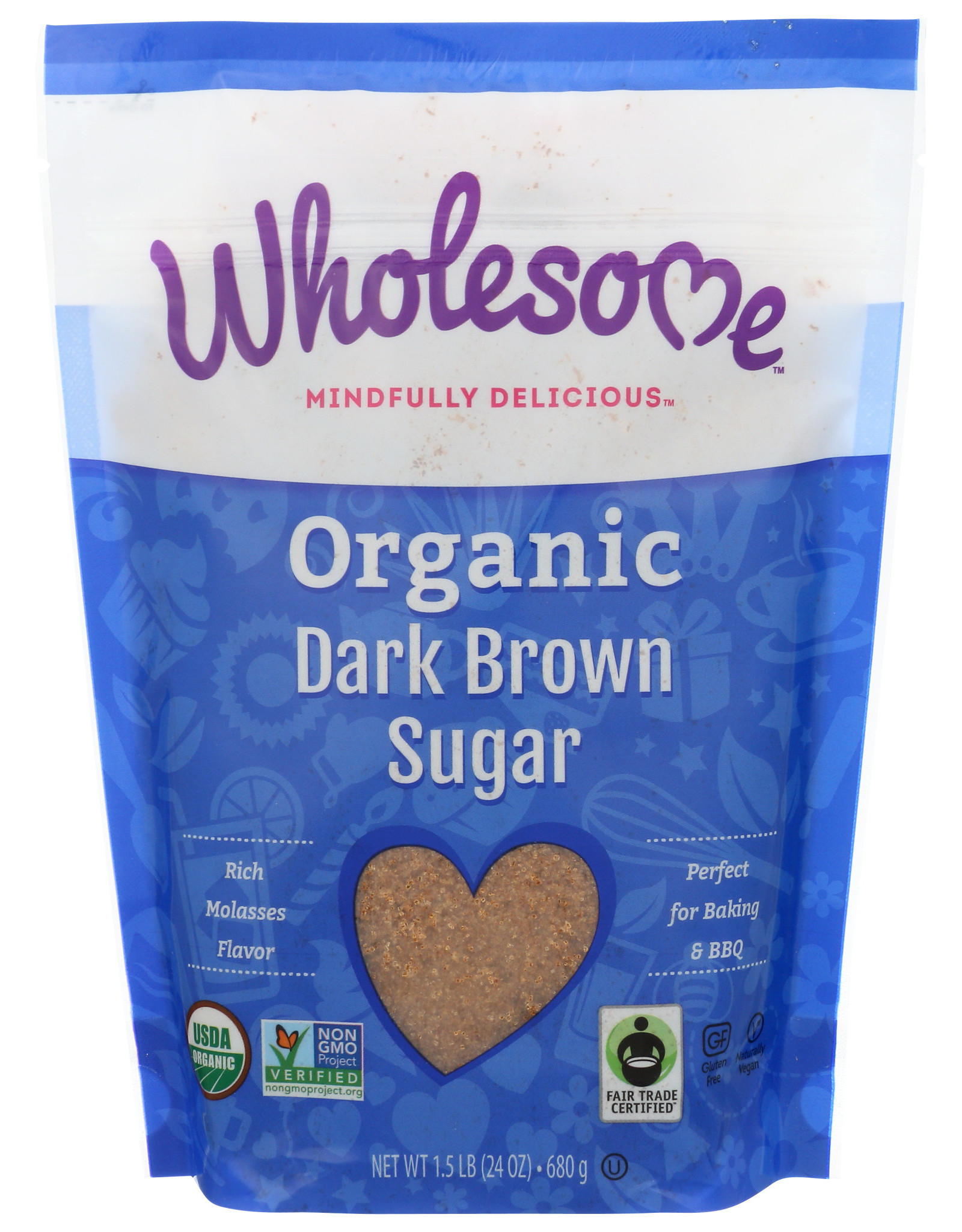 WHOLESOME Wholesome OG Dark Brown Sugar 24 oz