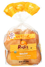 RUDIS BUN BURGER WHITE 8CT ORG 18 OZ