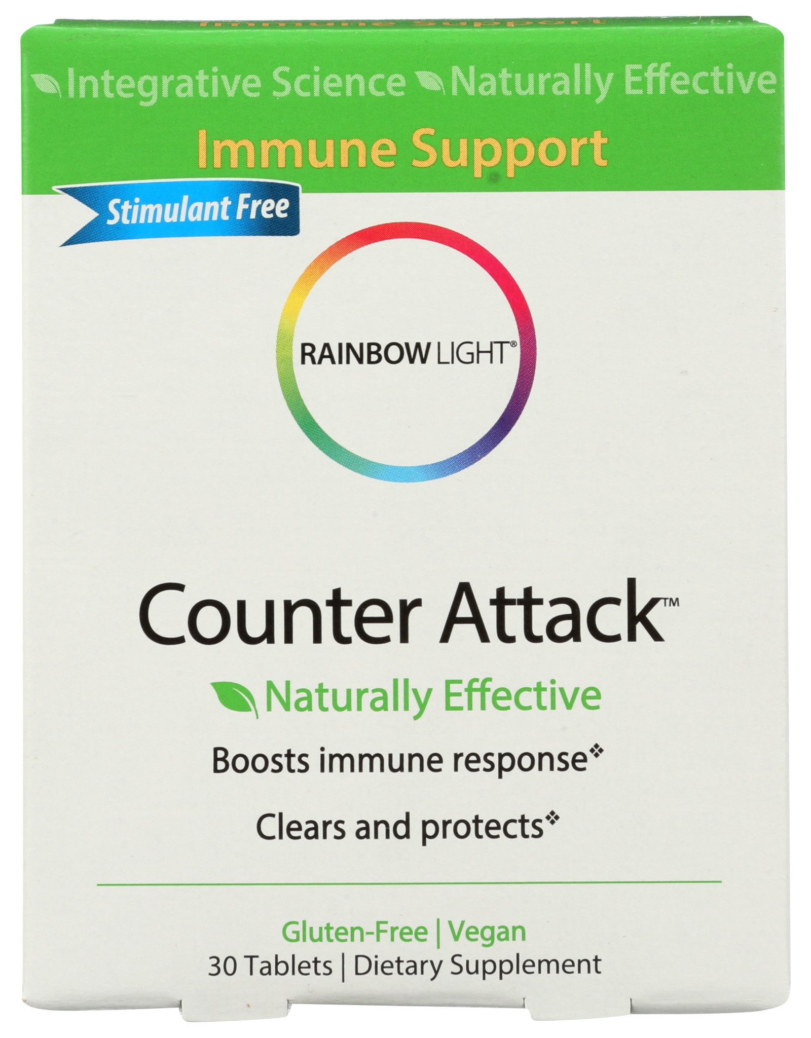 X Rainbow Light Counter Attack Immune Support 30 Vegan Tablets