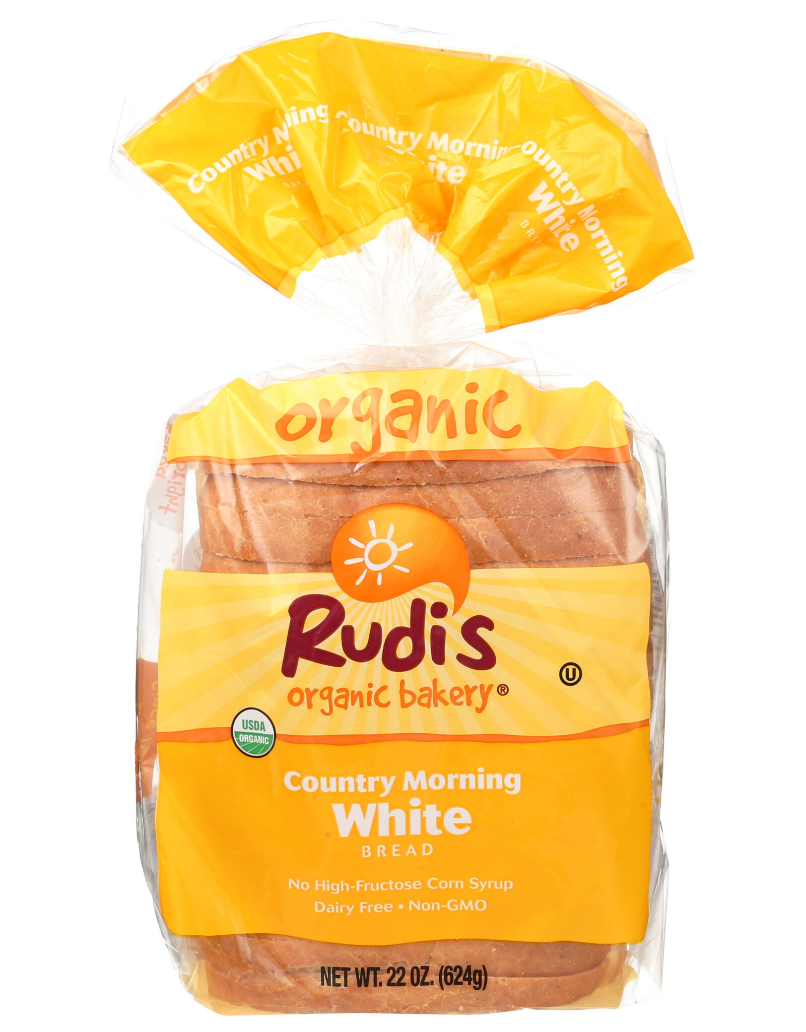 RUDIS BREAD CNTRY WHTE SLCD ORG 22 OZ