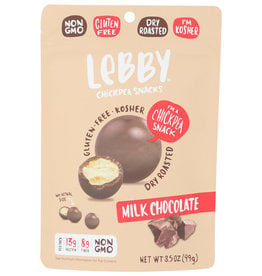 Lebby Chickpea Snacks Milk Choc Covered
