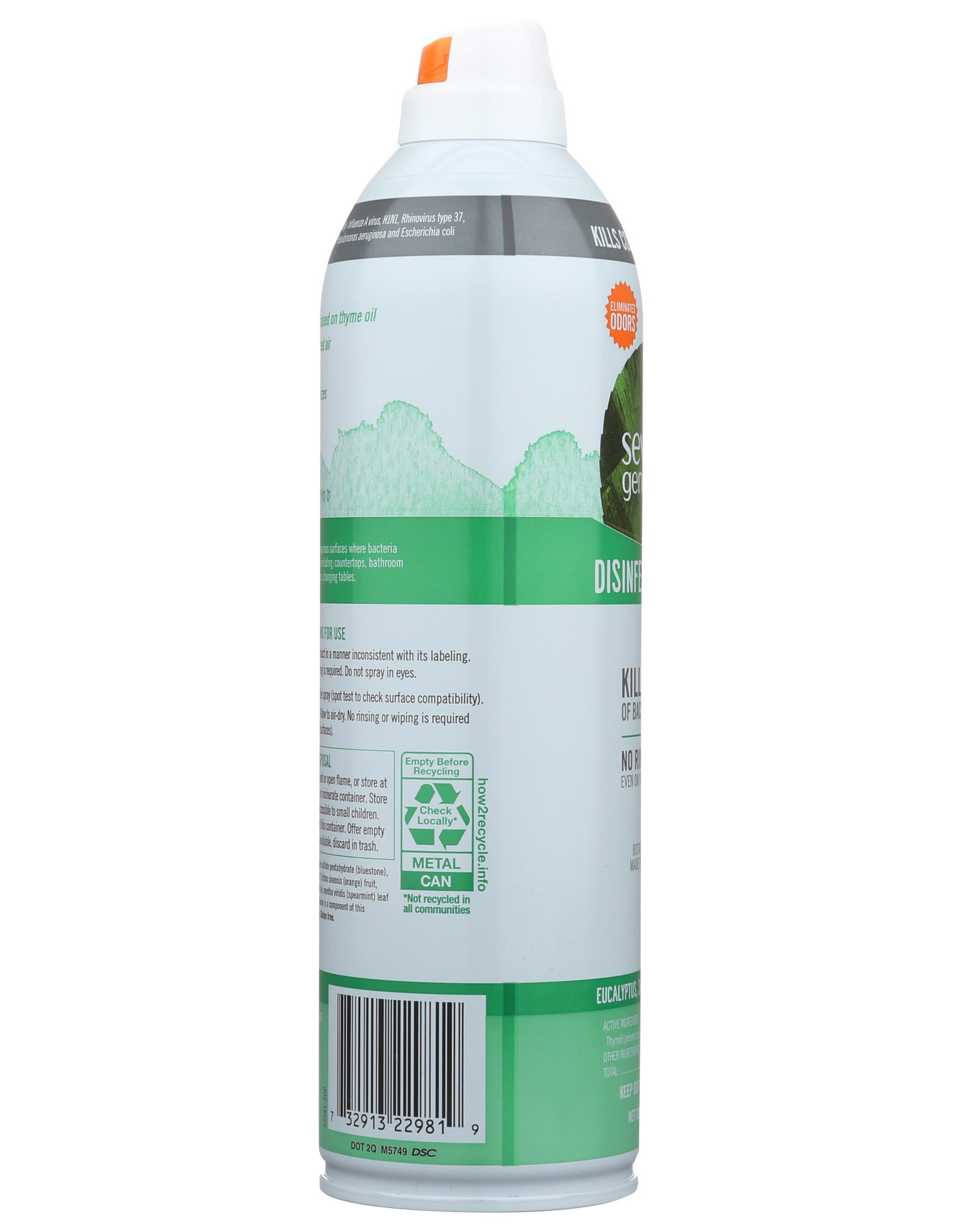 SEVENTH GENERATION Seventh Generation Disinfectant Spray Eucalyptus 14 oz