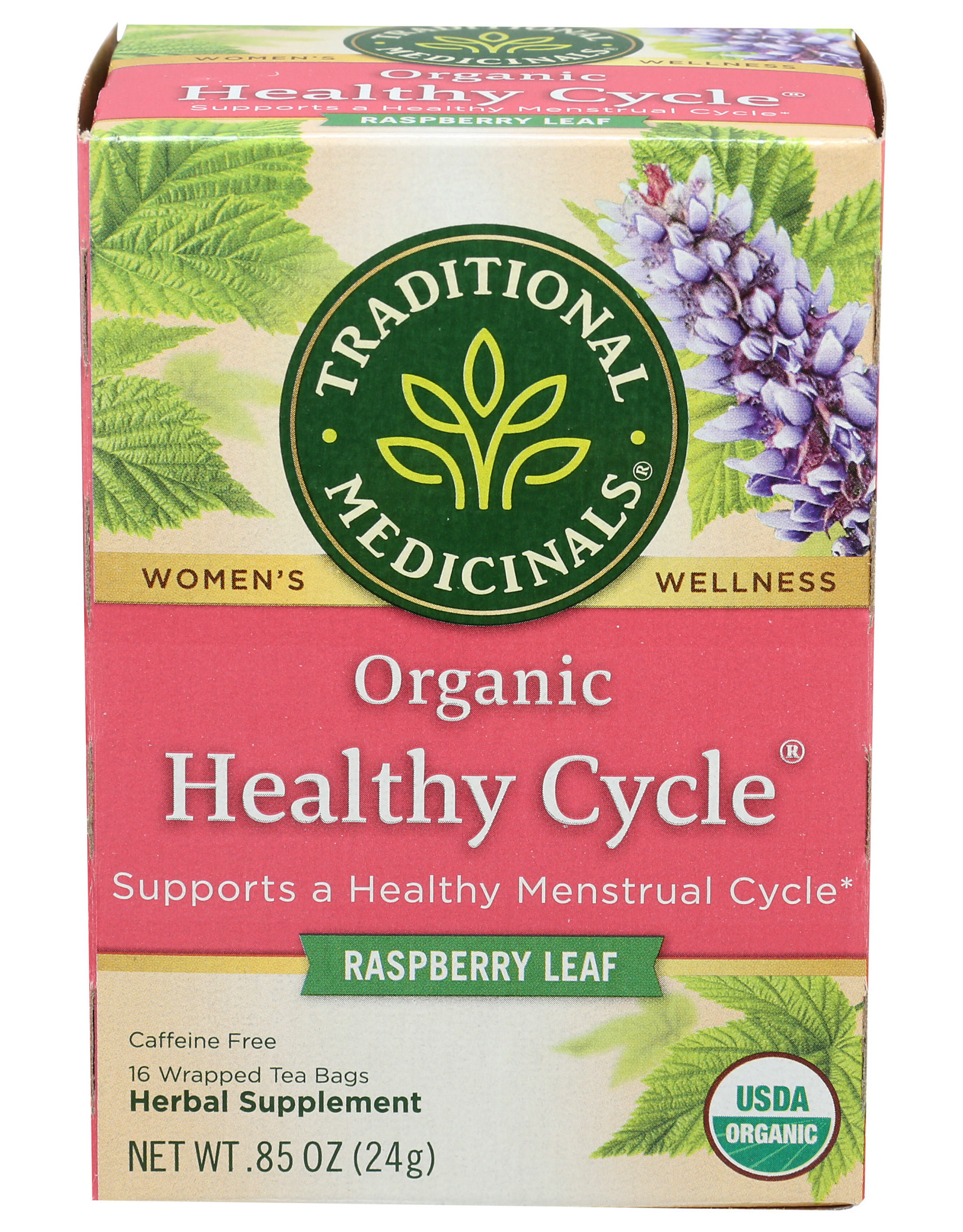 TRADITIONAL MEDICINALS X Traditional Medicinals Healthy Cycle w/ Raspberry Leaf