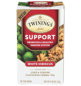 TWINING TEA X TEA SUPPORT LIME GNGR 18 BG