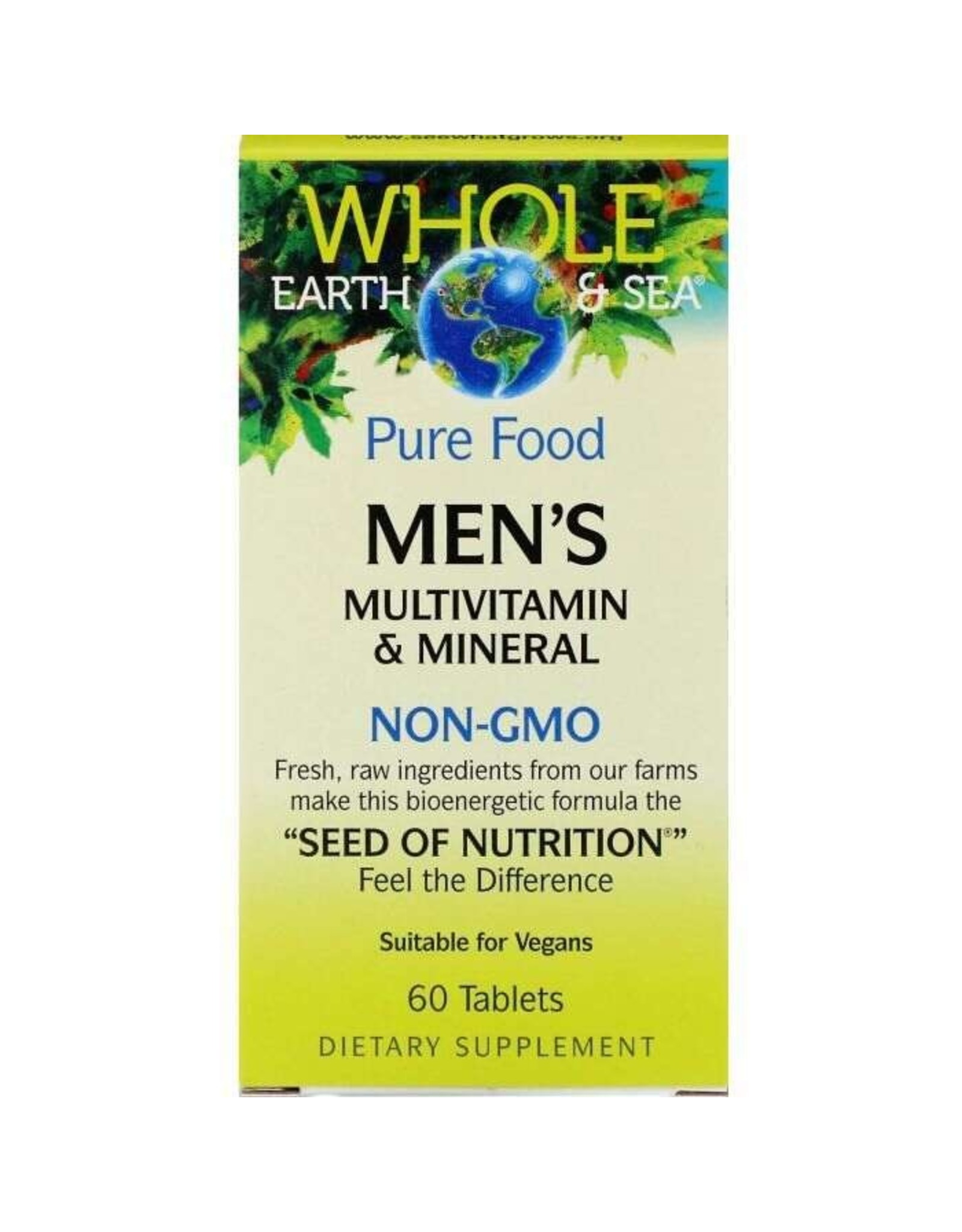 Whole Earth & Sea Men's Multivitamin & Mineral 60/TAB