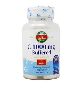 Kal C 1000 mg Buffered 100 Vegetarian Tablets