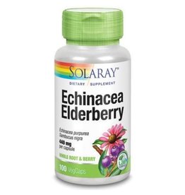 Solaray Solaray Echinacea and Elderberry, Veg Cap (Btl-Plastic) 100ct