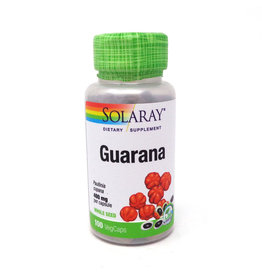 X Solaray Guarana 400mg 100 Vegetarian Capsules