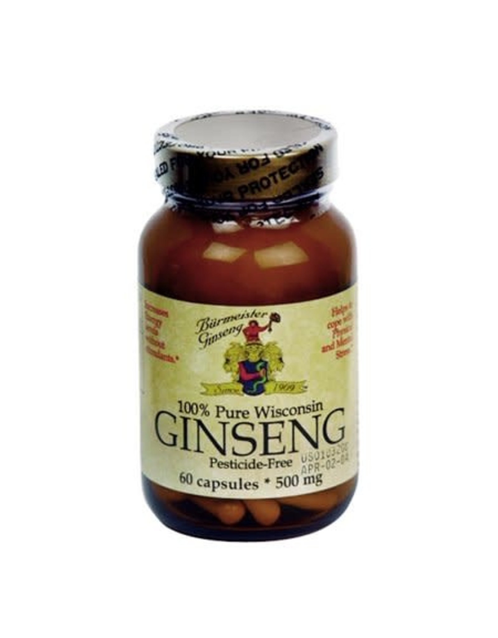 X Burmeister Ginseng 60 caps 500mg