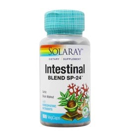 X Solaray Intestinal Blend SP-24 100 Veg Capsules