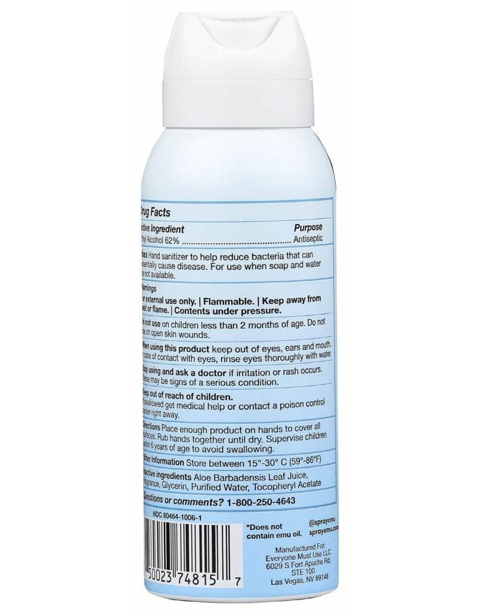 X EMU Sanitizer Sea salt