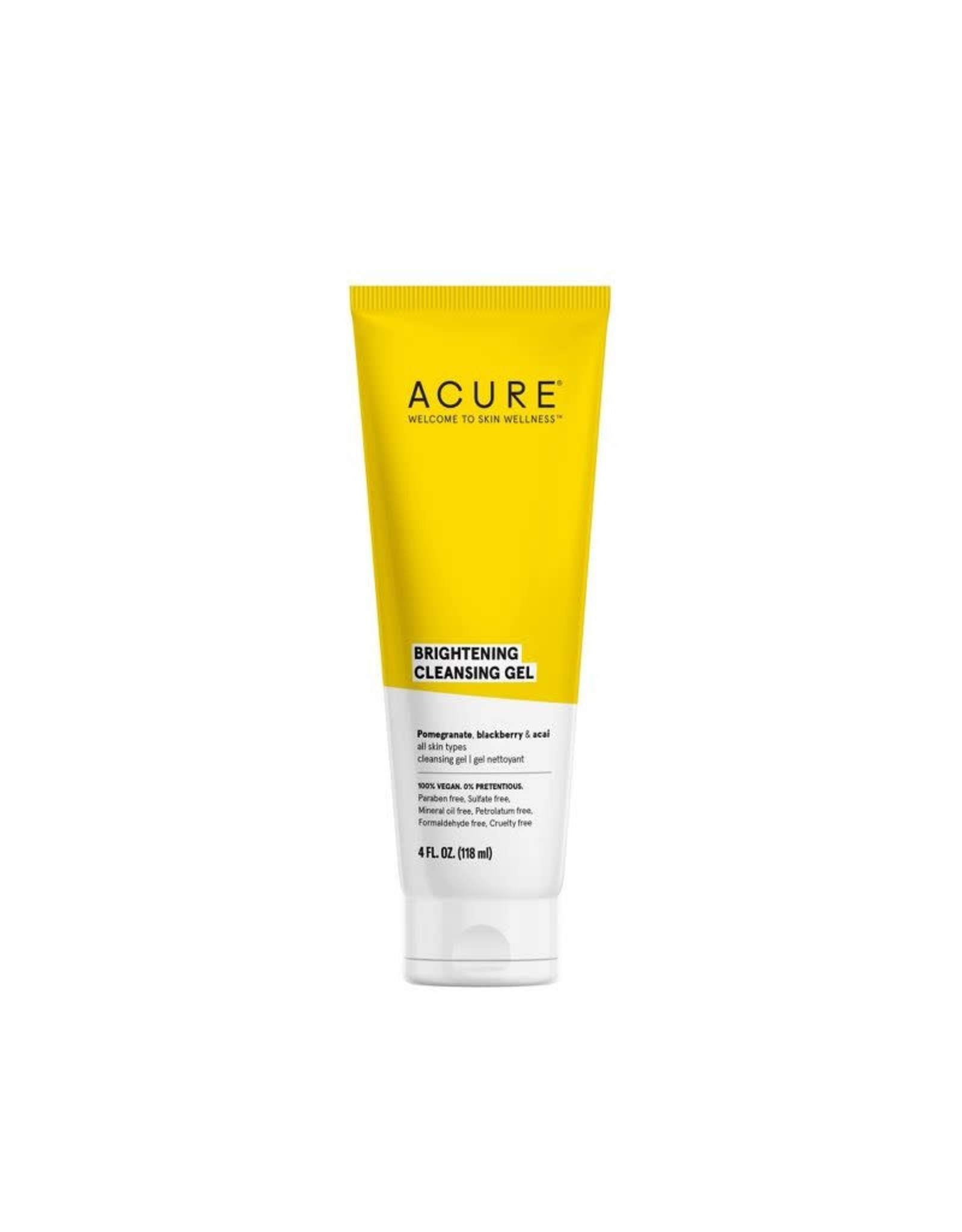 ACURE X Acure CLEANSING GEL BRIGHTENING 4 FO