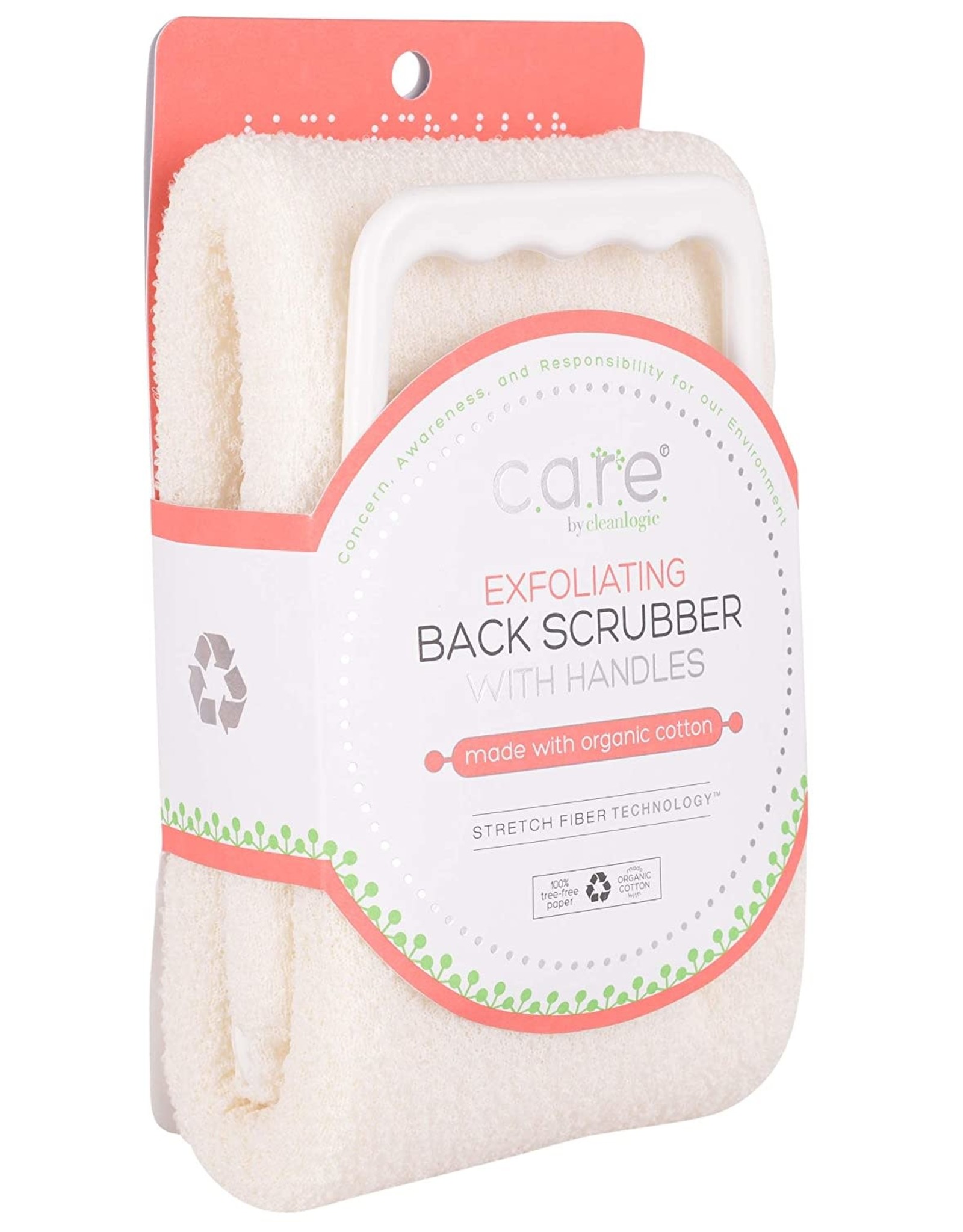 CARE BY CLEANLOGIC X CleanLogic Back Scrubber with Handles