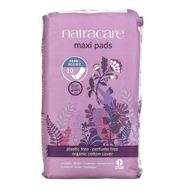 NTCARE X Natracare PADS,NIGHT-TIME/OVERNIGHT 10 CT