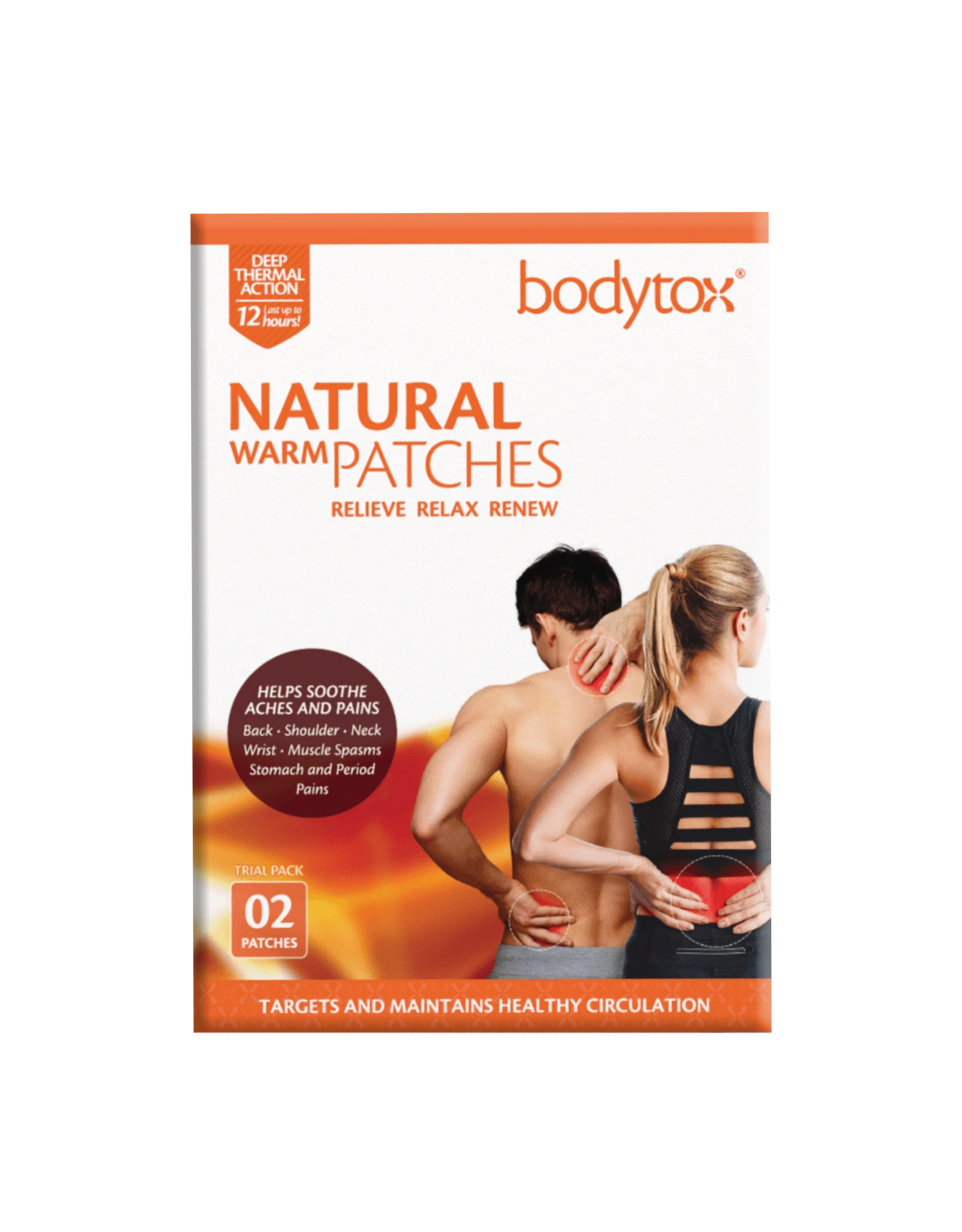 Bodytox Natural Warm Patches