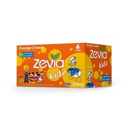 Zevia KIDZ Orange Cream  6 pk